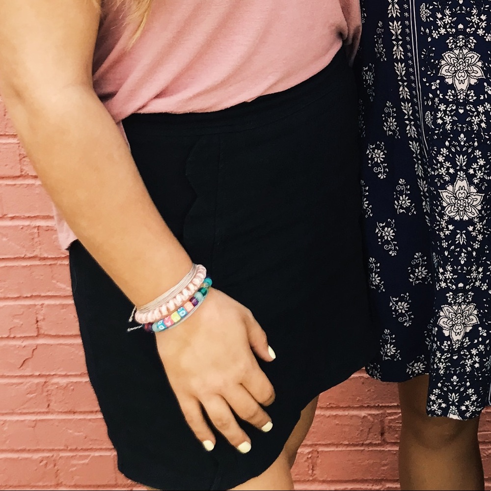 Black Pleated Skirt
